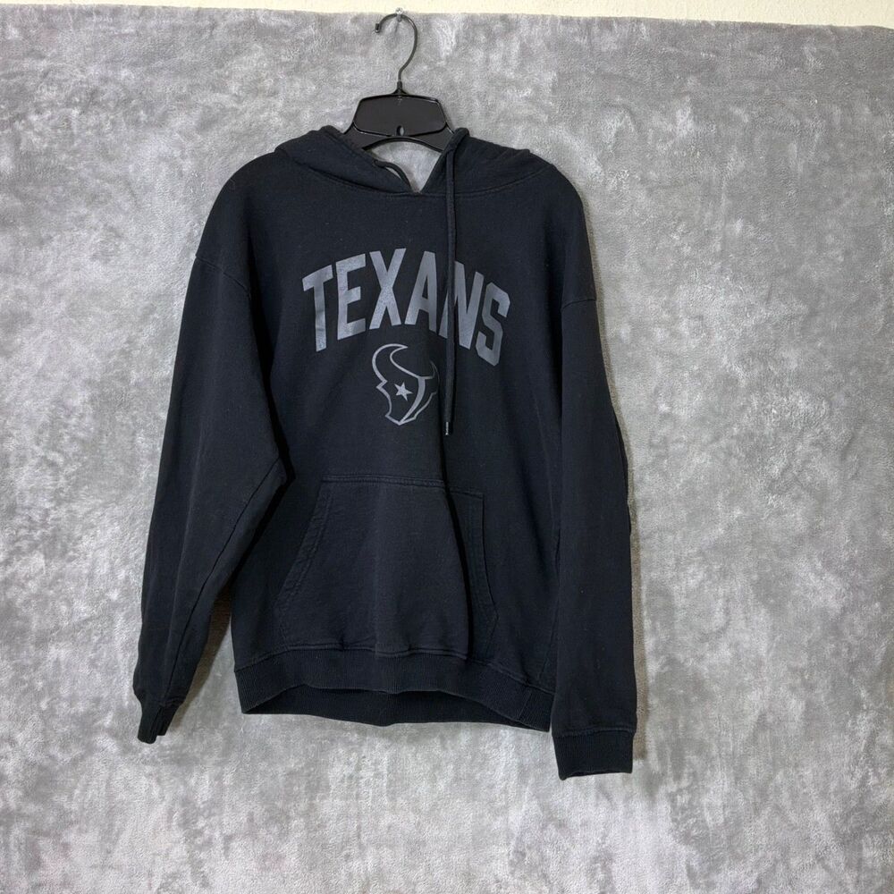 NFL Team Apparel Houston Texans Hoodie Sweatshirt Mens Large Black  Pullover